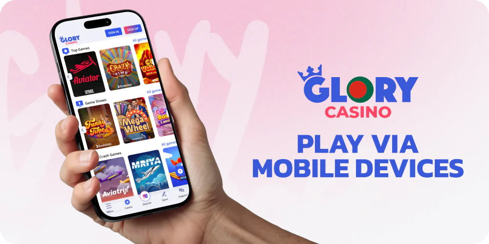 Mobile gaming in Bangladesh with Glory Casino